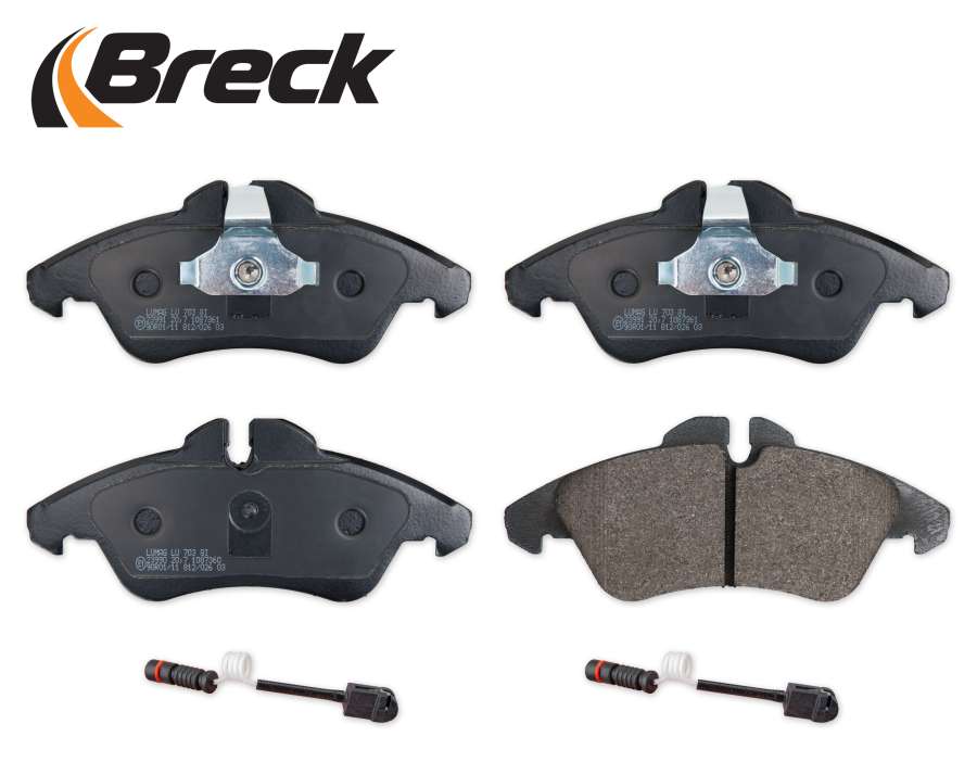 Breck 23990 00 703 10 — Zestaw klocków hamulcowych, hamulce tarczowe